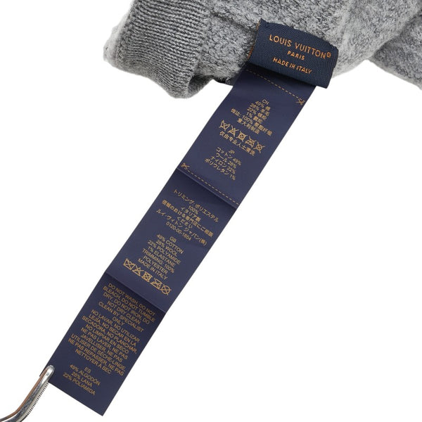 ルイ ヴィトン ウールグラム ロゴ キャップ M7251M グレー コットン ウール レディース LOUIS VUITTON 【中古】