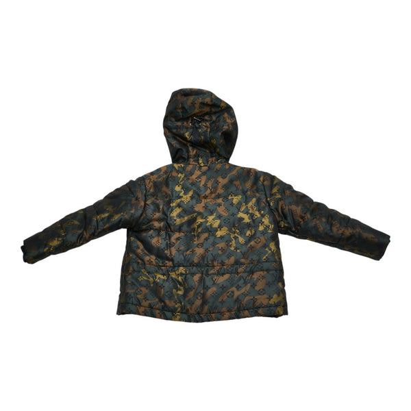 ルイ ヴィトン モノグラム カモフラージュ 中綿ジャケット サイズ:8 カーキ ナイロン シルク キッズ LOUIS VUITTON 【中古】