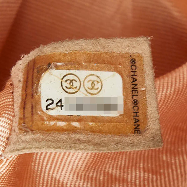 シャネル シェブロン ココマーク チェーン ショルダーバッグ ベージュ シルバー キャビアスキン レディース CHANEL 【中古】