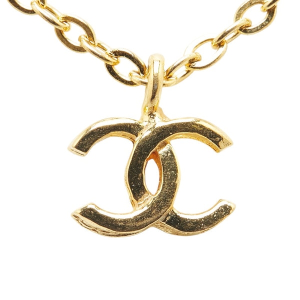 シャネル ココマーク ネックレス ゴールド メッキ レディース CHANEL 【中古】