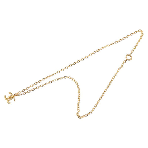 シャネル ココマーク ネックレス ゴールド メッキ レディース CHANEL 【中古】