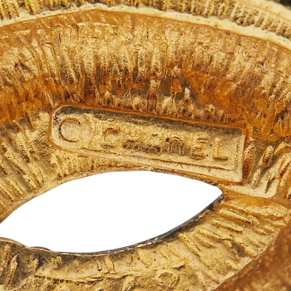 シャネル ココマーク マトラッセ ブローチ ゴールド メッキ レディース CHANEL 【中古】