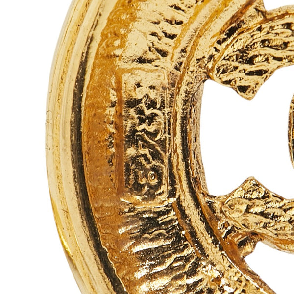 シャネル ココマーク サークル 31 RUE CAMBON PARIS プレート ネックレス ゴールド メッキ レディース CHANEL 【中古】