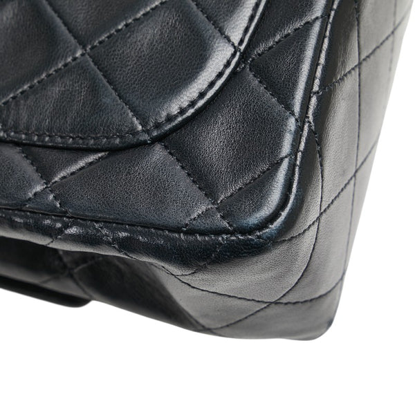 シャネル ミニマトラッセ ココマーク チェーン ショルダーバッグ ブラック ラムスキン レディース CHANEL 【中古】