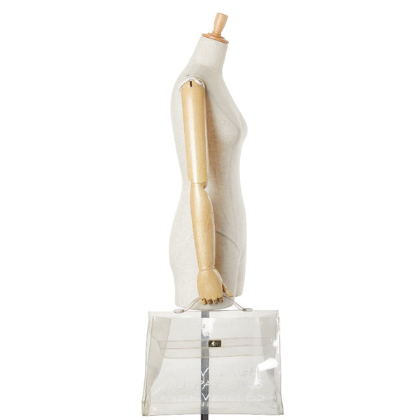 エルメス ビニール ケリー ハンドバッグ クリア 透明 ビニール レディース HERMES 【中古】