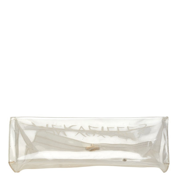 エルメス ビニール ケリー ハンドバッグ クリア 透明 ビニール レディース HERMES 【中古】