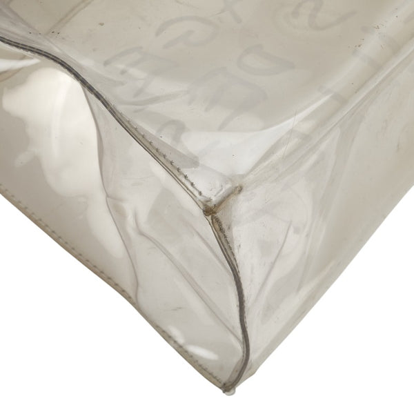 エルメス ビニール ケリー ハンドバッグ クリア 透明 ビニール レディース HERMES 【中古】