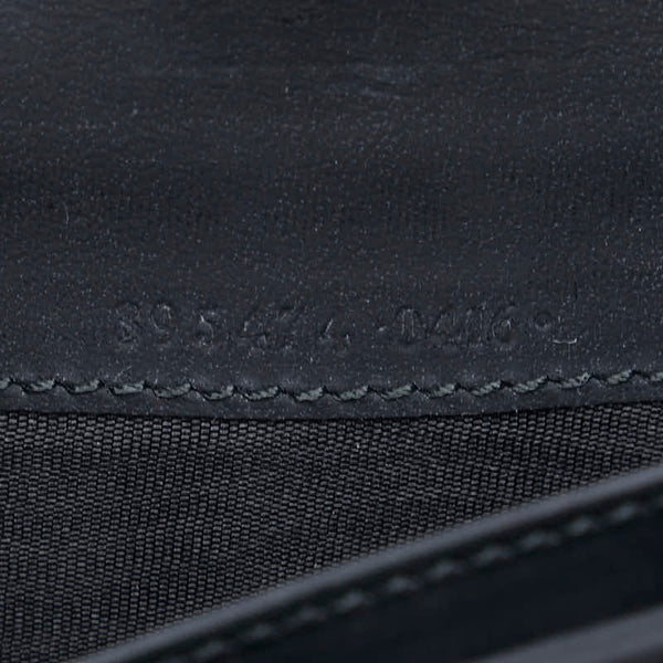 グッチ グッチシマ トラベルケース 長財布 ラウンドファスナー 395474 ブラック レザー メンズ GUCCI 【中古】