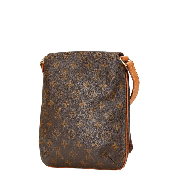 ルイ ヴィトン モノグラム ミュゼットサルサ ショート ショルダーバッグ M51258 ブラウン PVC レザー レディース LOUIS VUITTON 【中古】