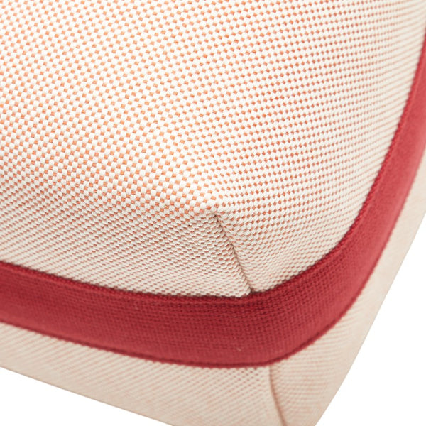 エルメス ブリッドアブラックGM ガブリオル ハンドバッグ テラコッタ オレンジ ホワイト レッド トワルアッシュ レディース HERMES 【中古】