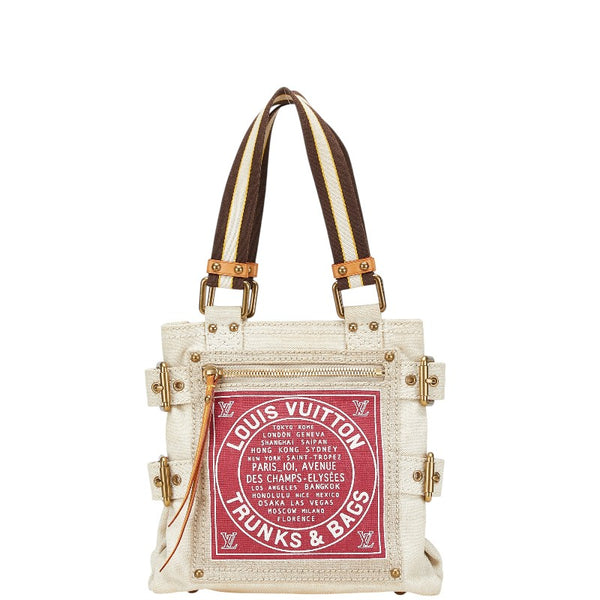 ルイ ヴィトン クルーズライン グローブショッパーPM トートバッグ M95115 ベージュ マルチカラー キャンバス レディース LOUIS VUITTON 【中古】
