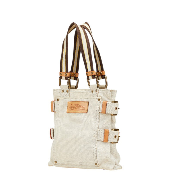 ルイ ヴィトン クルーズライン グローブショッパーPM トートバッグ M95115 ベージュ マルチカラー キャンバス レディース LOUIS VUITTON 【中古】
