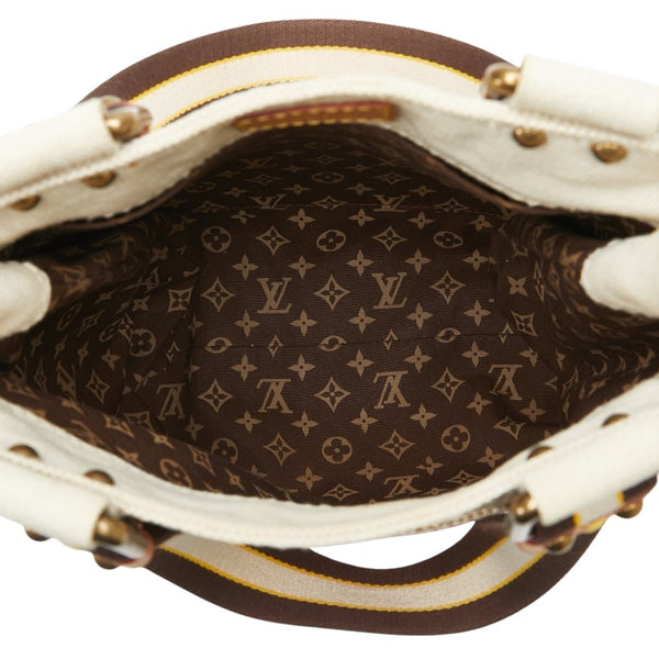 ルイ ヴィトン クルーズライン グローブショッパーPM トートバッグ M95115 ベージュ マルチカラー キャンバス レディース LOUIS VUITTON 【中古】