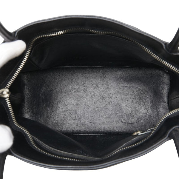 シャネル マトラッセ 復刻トート ココマーク トートバッグ ブラック キャビアスキン レディース CHANEL 【中古】