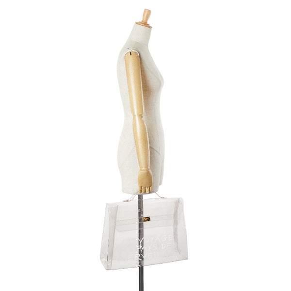 エルメス ビニールケリー 不思議の国 エルメスへの旅展 ハンドバッグ クリア ビニール レディース HERMES 【中古】