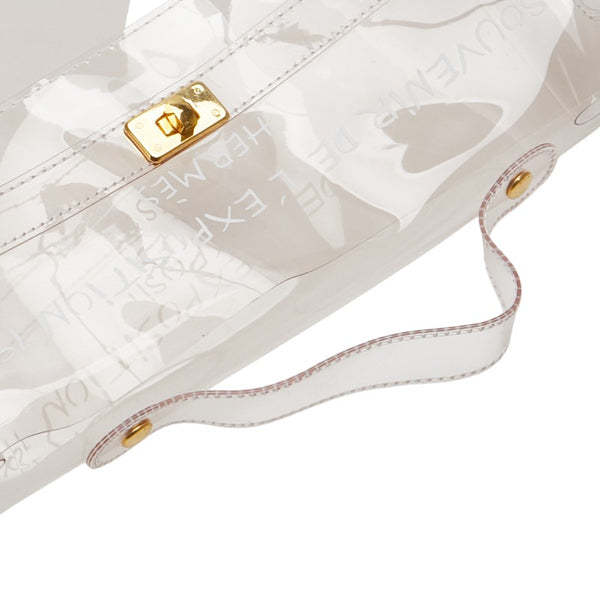 エルメス ビニールケリー 不思議の国 エルメスへの旅展 ハンドバッグ クリア ビニール レディース HERMES 【中古】