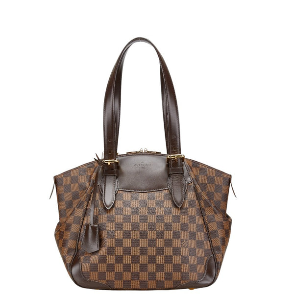 ルイ ヴィトン ダミエ ヴェローナMM  ハンドバッグ ショルダーバッグ N41118 ブラウン PVC レザー レディース LOUIS VUITTON 【中古】