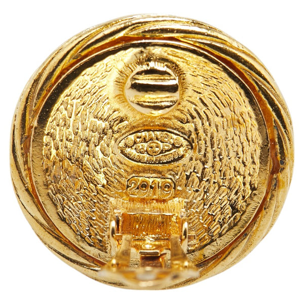 シャネル ヴィンテージ ココマーク イヤリング ゴールド メッキ レディース CHANEL 【中古】
