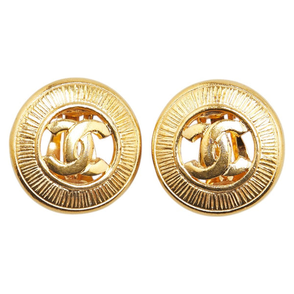 シャネル ココマーク イヤリング ゴールド メッキ レディース CHANEL 【中古】