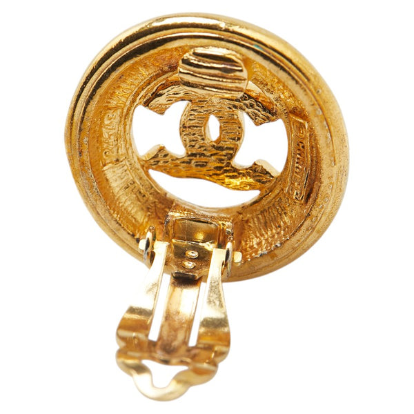 シャネル ココマーク イヤリング ゴールド メッキ レディース CHANEL 【中古】