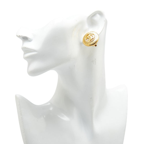 シャネル ココマーク イヤリング ゴールド メッキ レディース CHANEL 【中古】