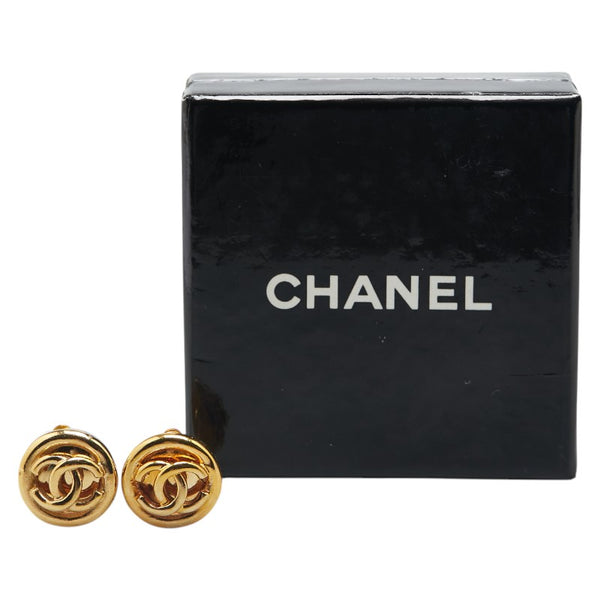 シャネル ヴィンテージ ココマーク イヤリング ゴールド メッキ レディース CHANEL 【中古】