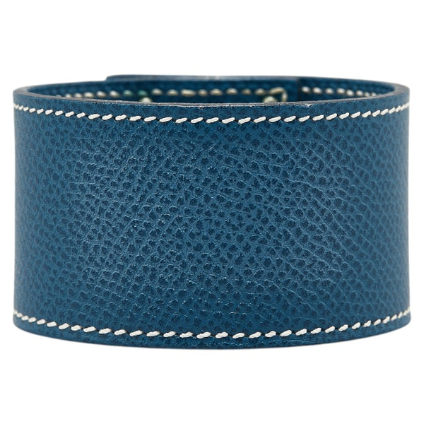 エルメス ケリードッグ バングル ブルー系 クシュベル メタル メンズ HERMES 【中古】