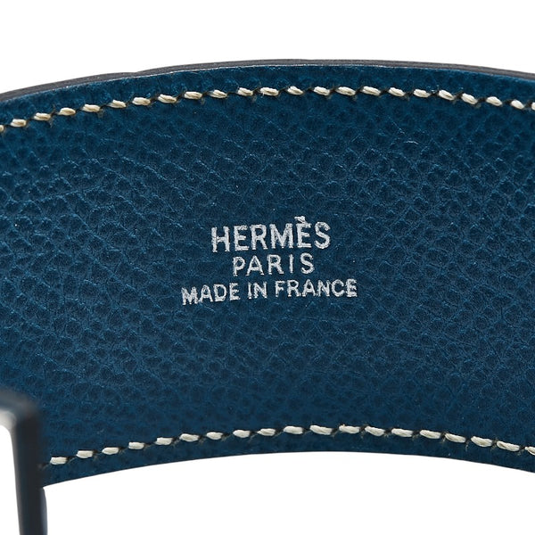 エルメス ケリードッグ バングル ブルー系 クシュベル メタル メンズ HERMES 【中古】