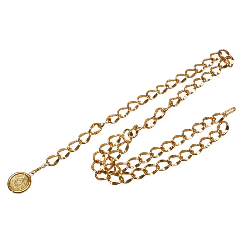 シャネル 31 RUE CAMBON カンボン チェーン ベルト ゴールド メッキ レディース CHANEL 【中古】