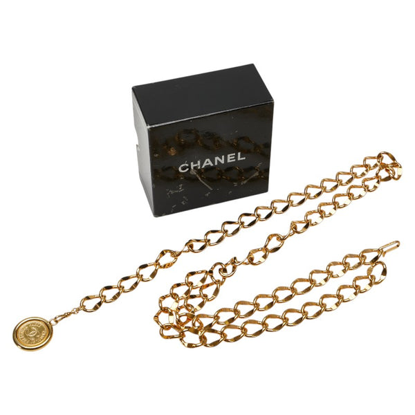 シャネル 31 RUE CAMBON カンボン チェーン ベルト ゴールド メッキ レディース CHANEL 【中古】