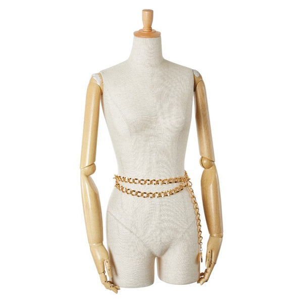 シャネル 31 RUE CAMBON カンボン チェーン ベルト ゴールド メッキ レディース CHANEL 【中古】