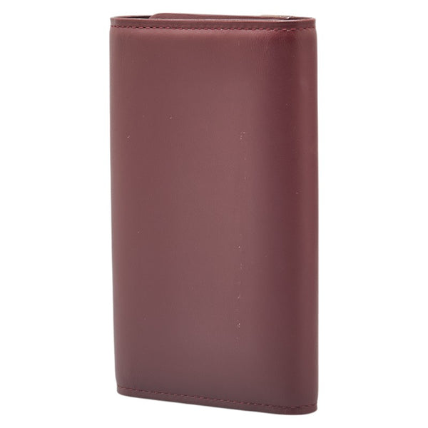 カルティエ マストライン キーケース 6連 ワインレッド レザー レディース CARTIER 【中古】