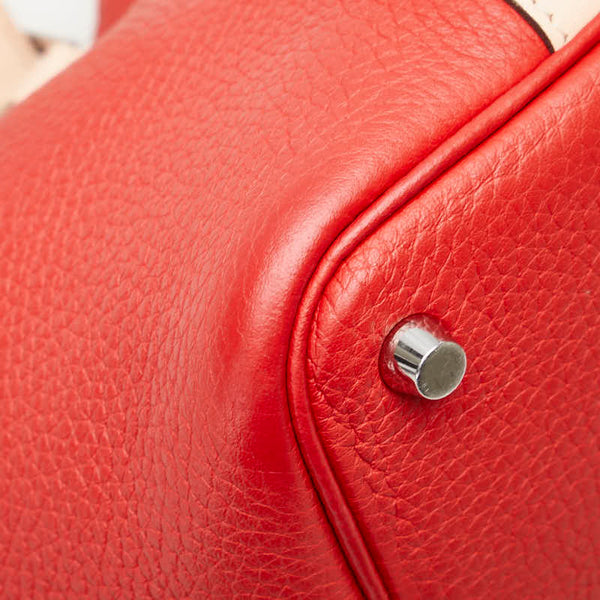 エルメス ピコタンロックPM タッチ シルバー金具 ハンドバッグ ローズエグランタイン ルージュトマト トリヨンクレマンス スイフト レディース HERMES 【中古】