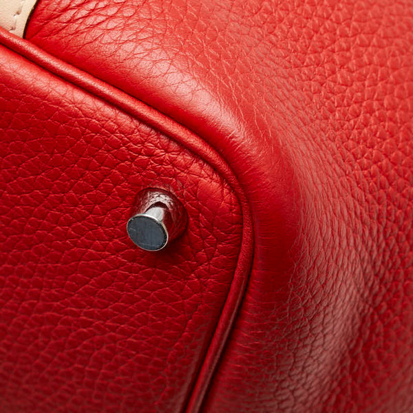 エルメス ピコタンロックPM タッチ シルバー金具 ハンドバッグ ローズエグランタイン ルージュトマト トリヨンクレマンス スイフト レディース HERMES 【中古】