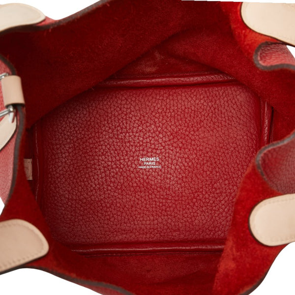 エルメス ピコタンロックPM タッチ シルバー金具 ハンドバッグ ローズエグランタイン ルージュトマト トリヨンクレマンス スイフト レディース HERMES 【中古】