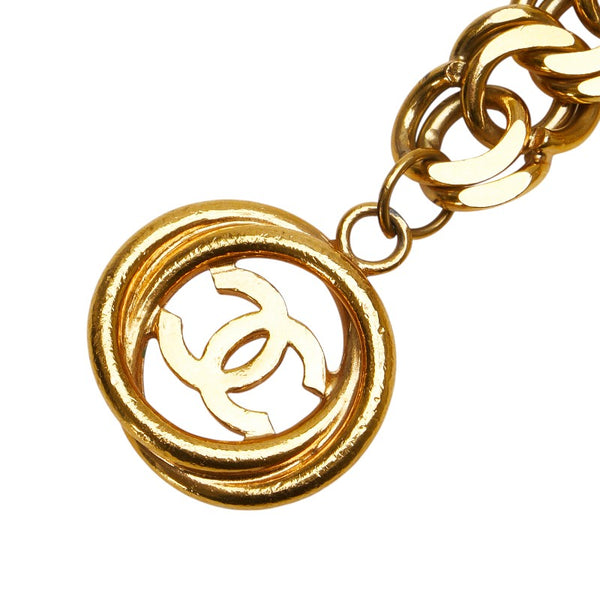 シャネル ココマーク チェーン ベルト ゴールド メッキ レディース CHANEL 【中古】