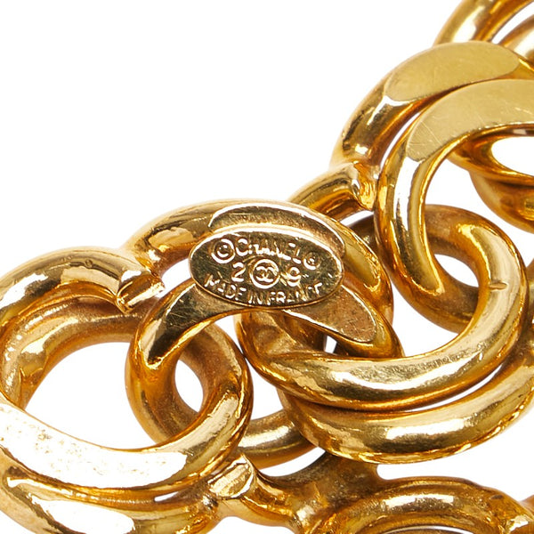 シャネル ココマーク チェーン ベルト ゴールド メッキ レディース CHANEL 【中古】