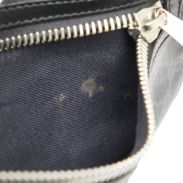 グッチ GGスプリーム シェリーライン ボディバッグ ベルトバッグ ウエストバッグ 474293 ブラック マルチカラー PVC レザー メンズ GUCCI 【中古】