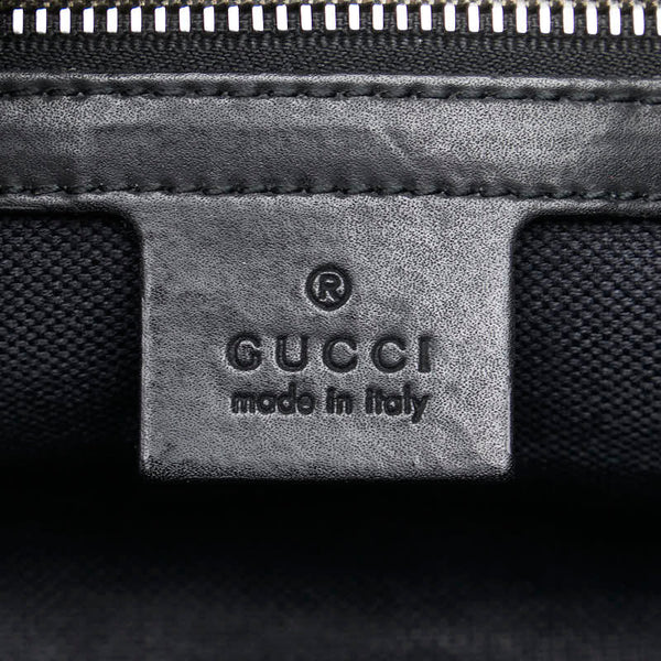 グッチ GGスプリーム シェリーライン ボディバッグ ベルトバッグ ウエストバッグ 474293 ブラック マルチカラー PVC レザー メンズ GUCCI 【中古】