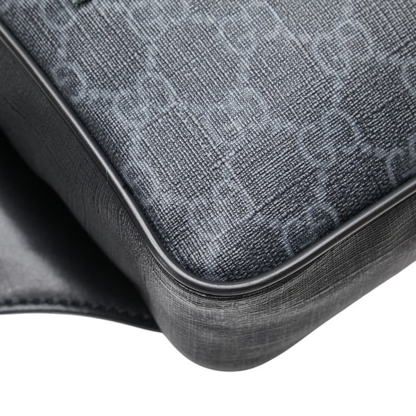 グッチ GGスプリーム シェリーライン ボディバッグ ベルトバッグ ウエストバッグ 474293 ブラック マルチカラー PVC レザー メンズ GUCCI 【中古】