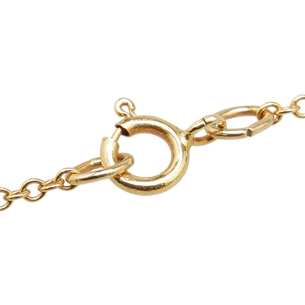 ティファニー トリプルスター 3Pダイヤ ネックレス K18YG イエローゴールド レディース TIFFANY&Co. 【中古】