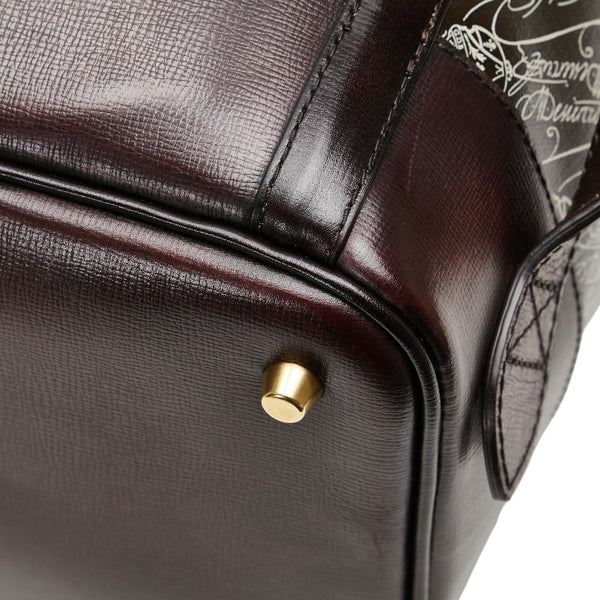 ベルルッティ 24SS サック ア ド トワル マルブフ リュック バックパック ブラウン PVC レザー メンズ Berluti 【中古】