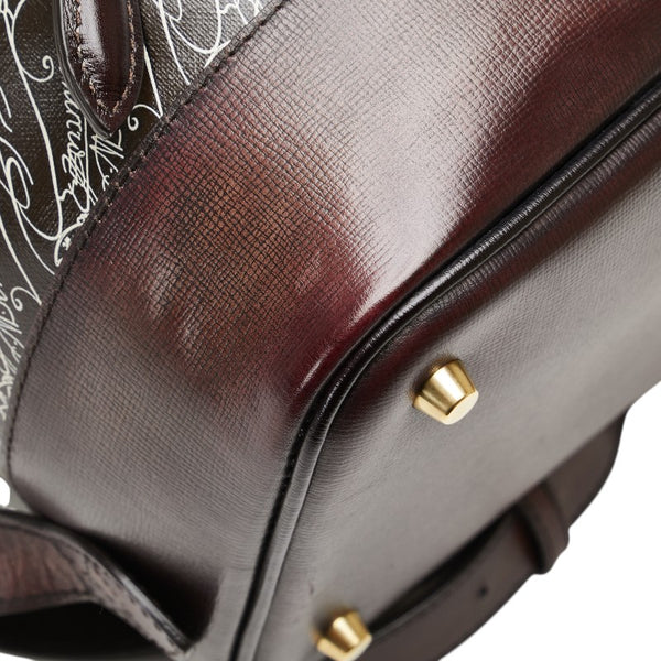 ベルルッティ 24SS サック ア ド トワル マルブフ リュック バックパック ブラウン PVC レザー メンズ Berluti 【中古】