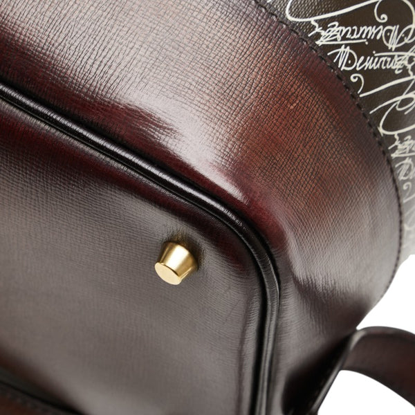 ベルルッティ 24SS サック ア ド トワル マルブフ リュック バックパック ブラウン PVC レザー メンズ Berluti 【中古】