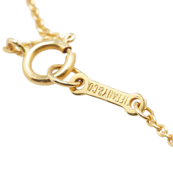 ティファニー ビーン ネックレス K18YG イエローゴールド レディース TIFFANY&Co. 【中古】
