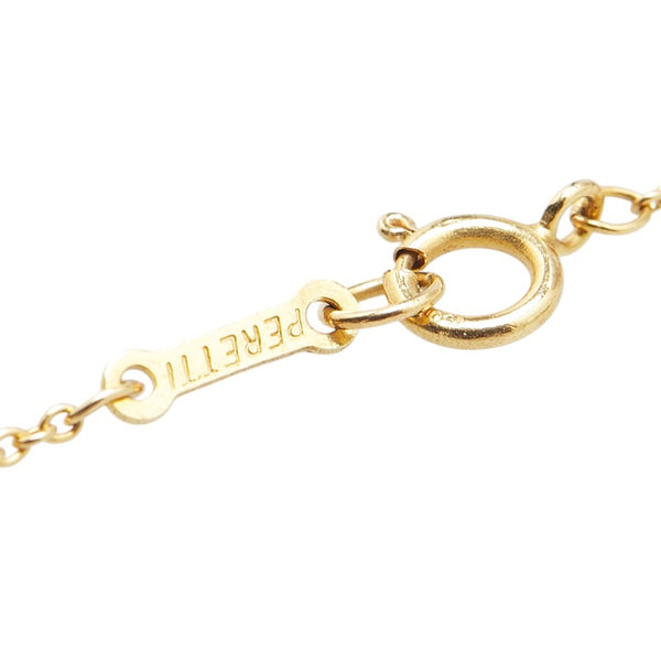 ティファニー ビーン ネックレス K18YG イエローゴールド レディース TIFFANY&Co. 【中古】