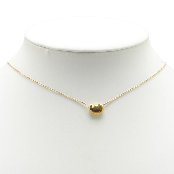 ティファニー ビーン ネックレス K18YG イエローゴールド レディース TIFFANY&Co. 【中古】