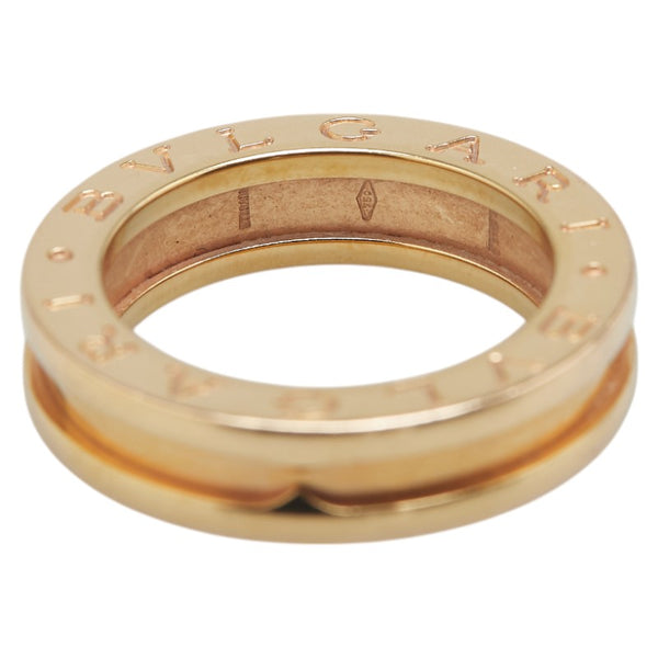ブルガリ ビーゼロワン リング 指輪 #49 K18YG イエローゴールド レディース BVLGARI 【中古】