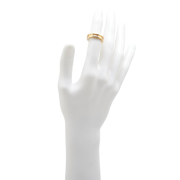 ブルガリ ビーゼロワン リング 指輪 #49 K18YG イエローゴールド レディース BVLGARI 【中古】
