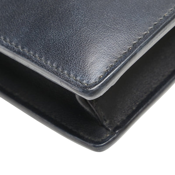 プラダ エレクトラ スタッズ チェーンウォレット ショルダーバッグ ブラック レッド レザー レディース PRADA 【中古】